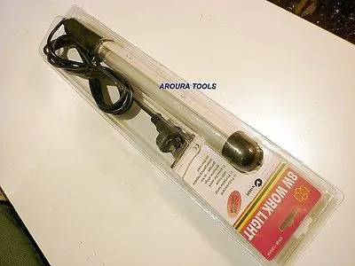 FLOURESCENT TUBE PORTABLE WORKLIGHT 240V- 8W- NEW.
