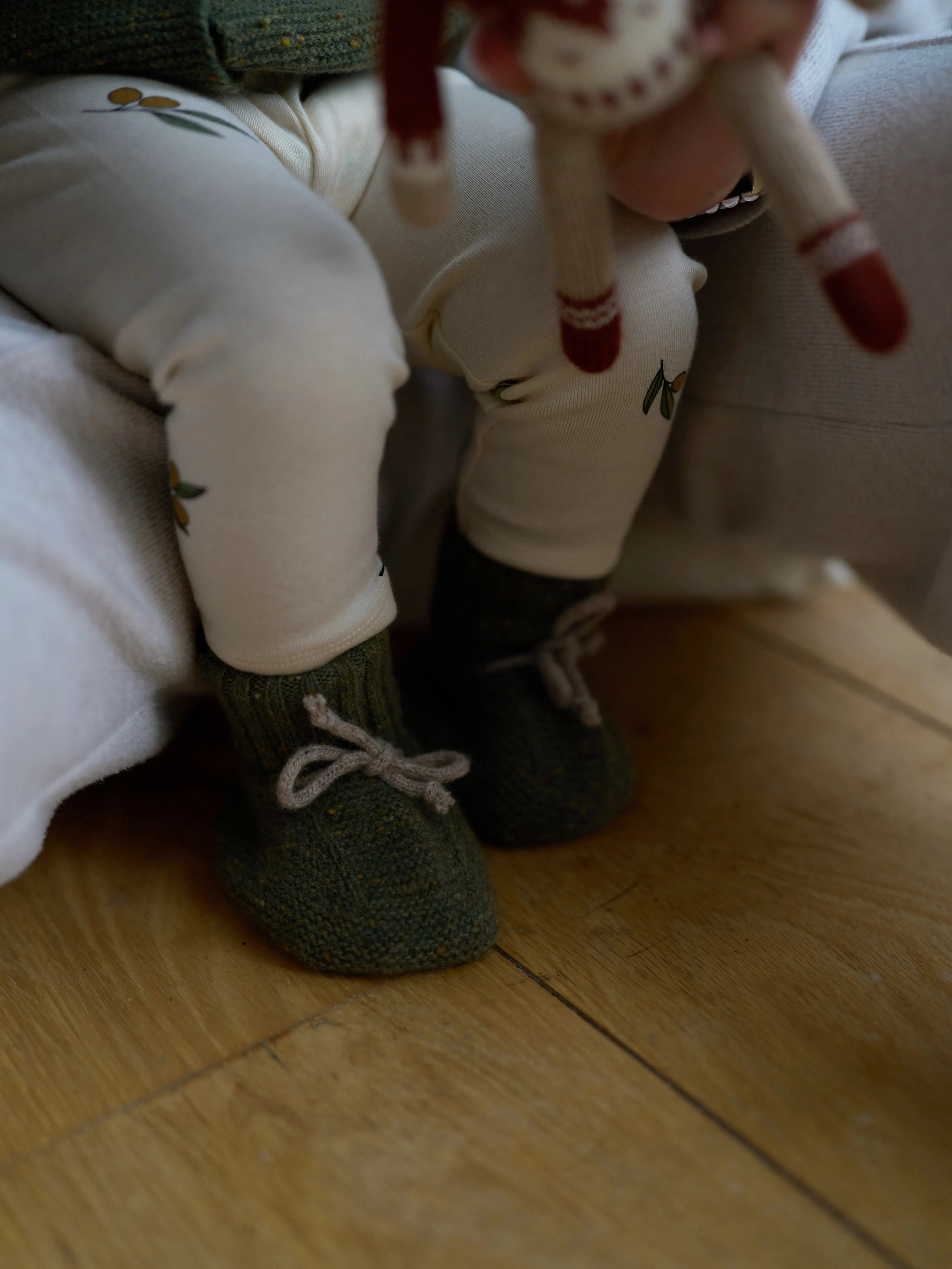 Forest Wool Booties