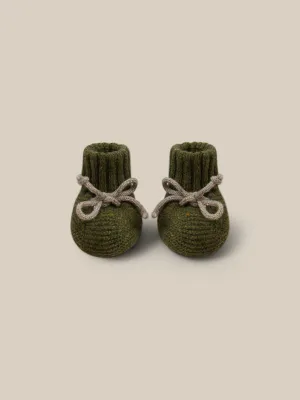 Forest Wool Booties