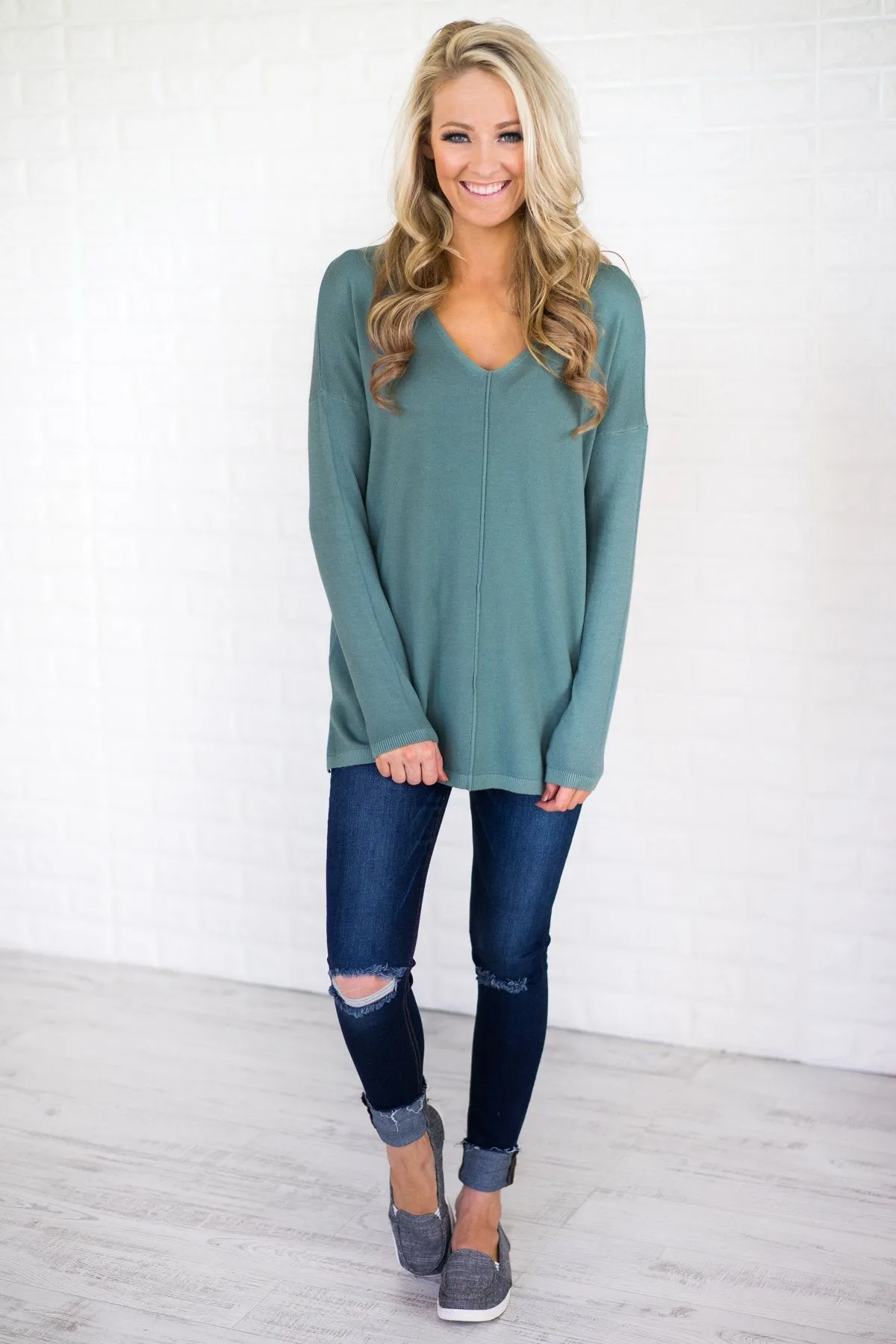 Forever Yours Sweater - Sea Foam