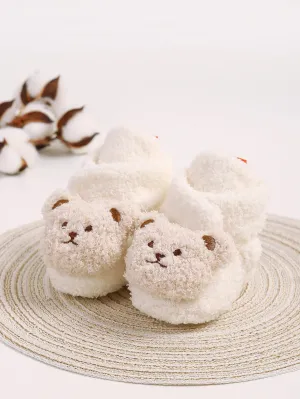 Fuzzy Bear Booties