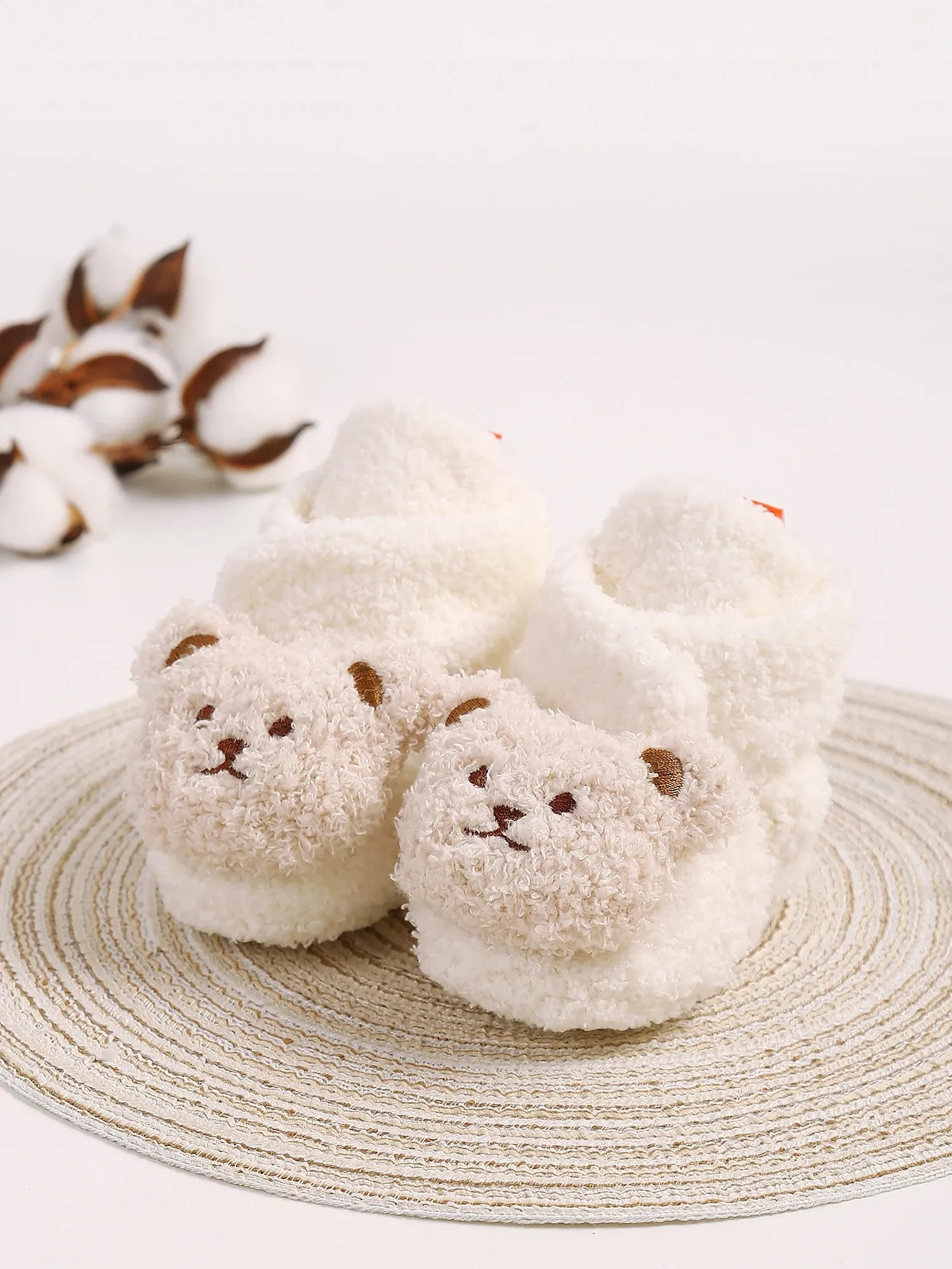 Fuzzy Bear Booties