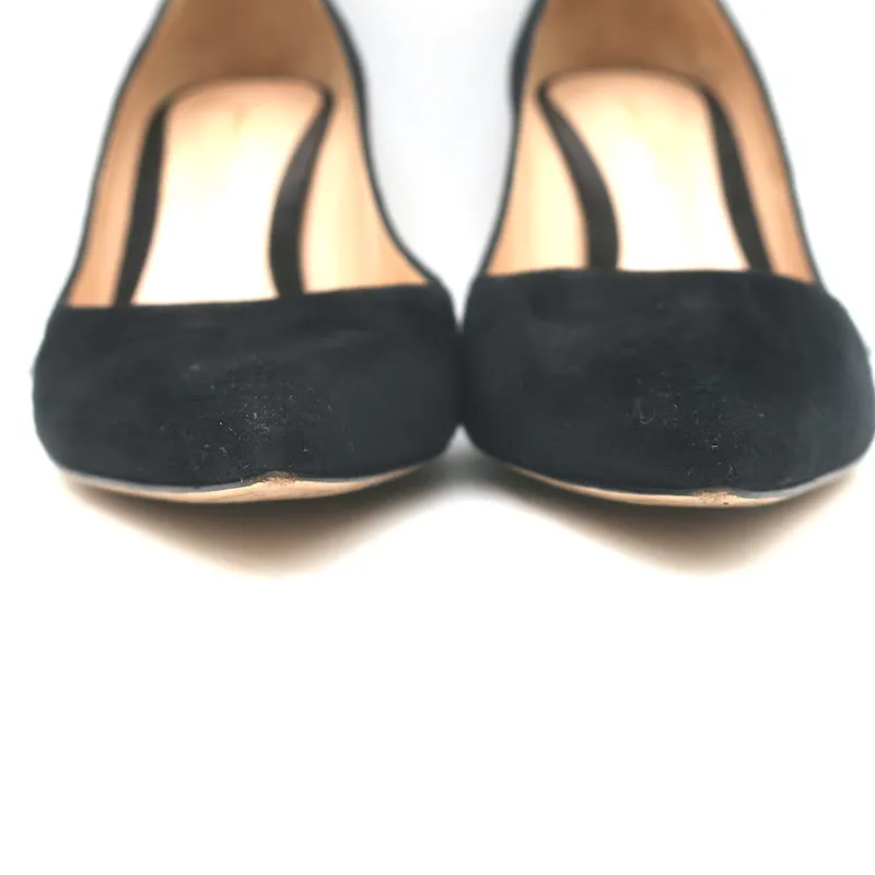 Gianvito Rossi Gianvito 85 Pumps Black Suede Size 39.5 Pointed Toe Heels