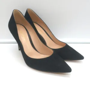 Gianvito Rossi Gianvito 85 Pumps Black Suede Size 39.5 Pointed Toe Heels