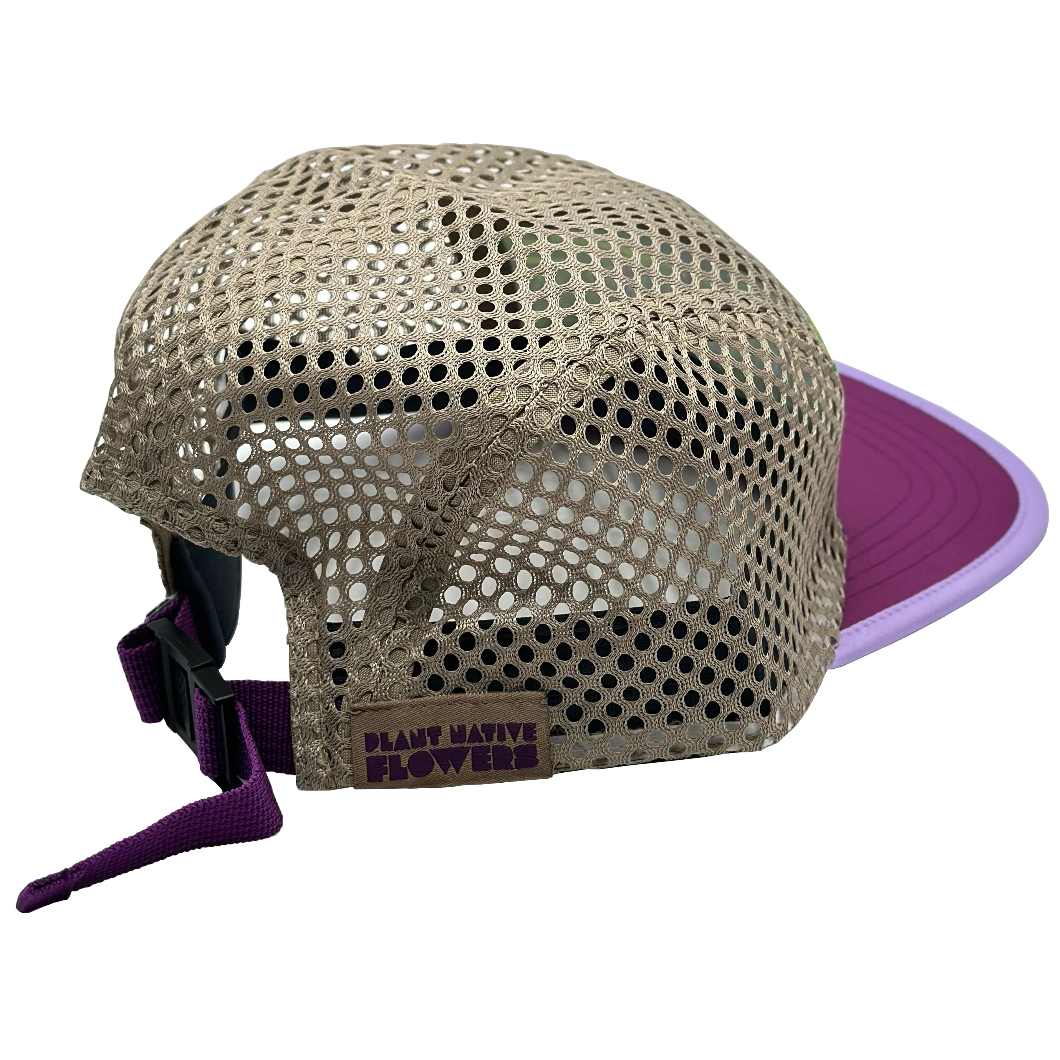 Glacier National Park Lupines | Running   Travel Hat | Grape   Lilac
