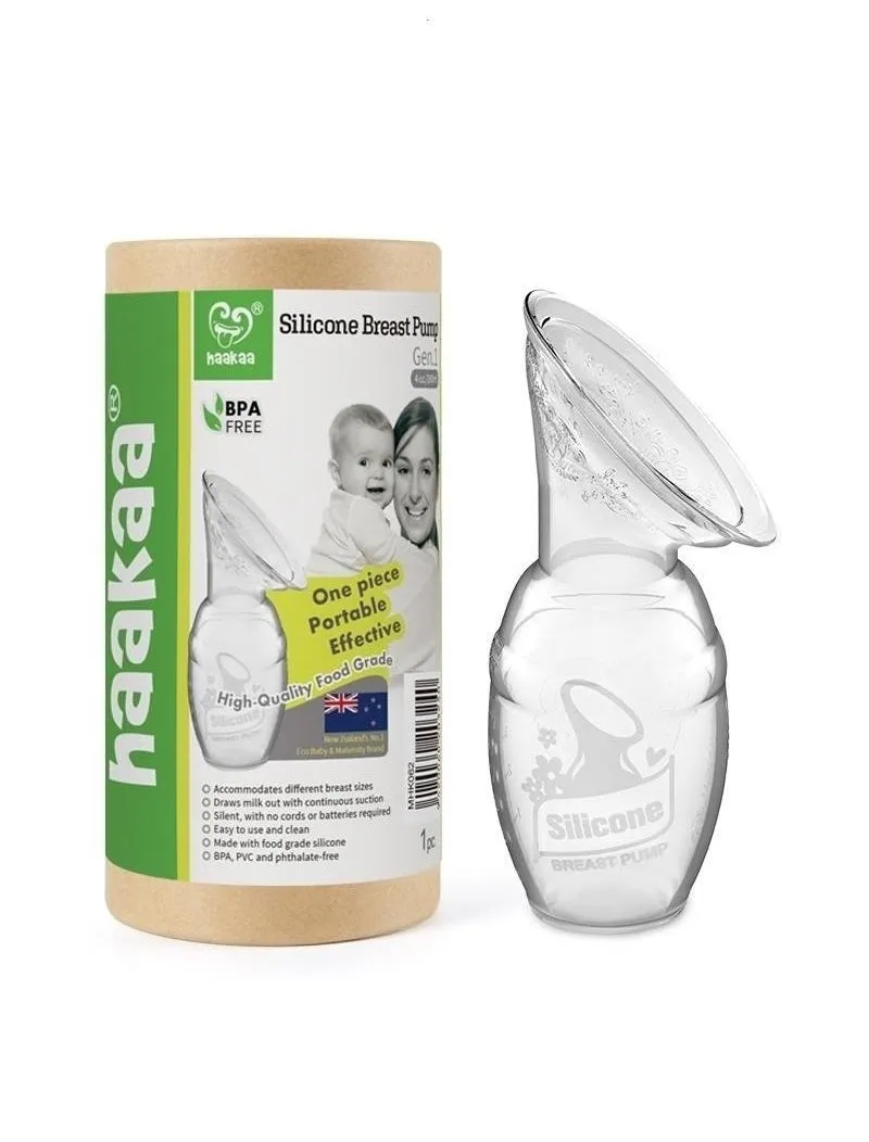 Haakaa Original Silicone Breast Pump 100 ml *NO Suction Bottom* (Min. of 6, multiples of 6)