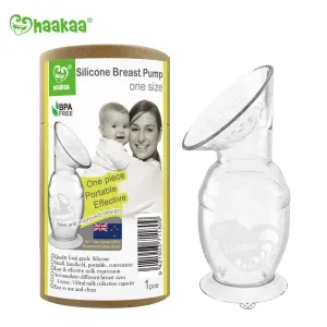 Haakaa Silicone Breast Pump with Suction Base - 100 ml