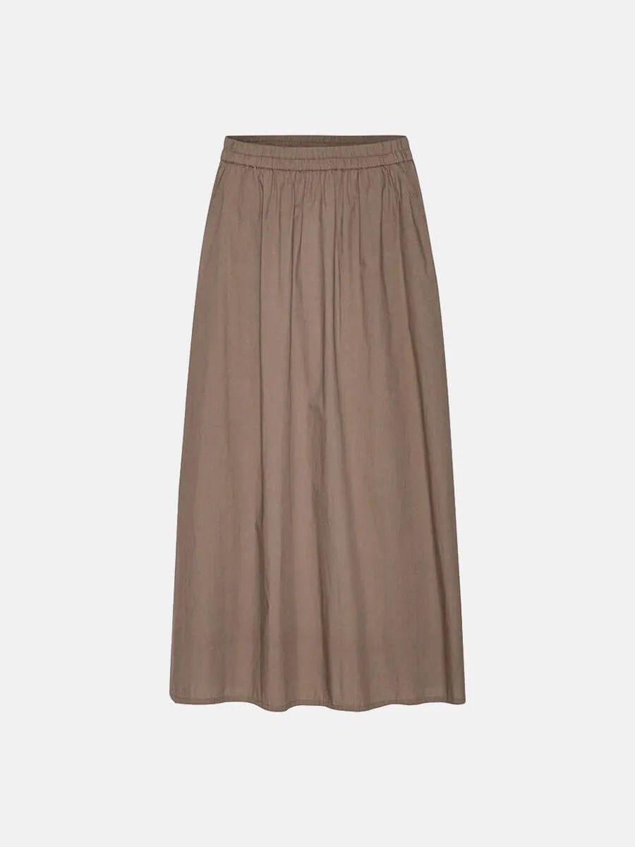 Hailey Skirt - Cotton - Walnut