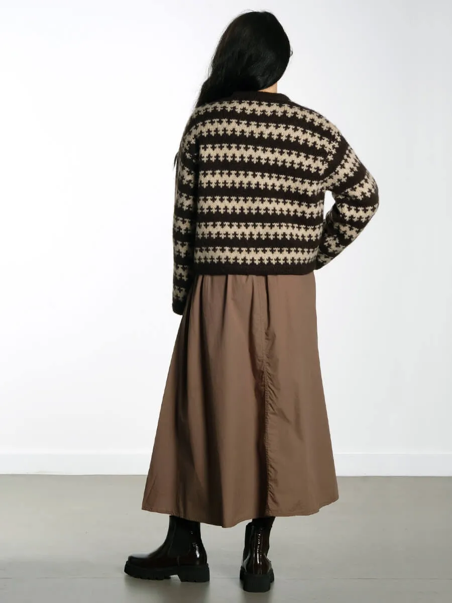 Hailey Skirt - Cotton - Walnut
