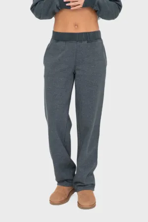 Hazel Blues® |  Mono B Elastic Waist Fleece Pants with Pockets