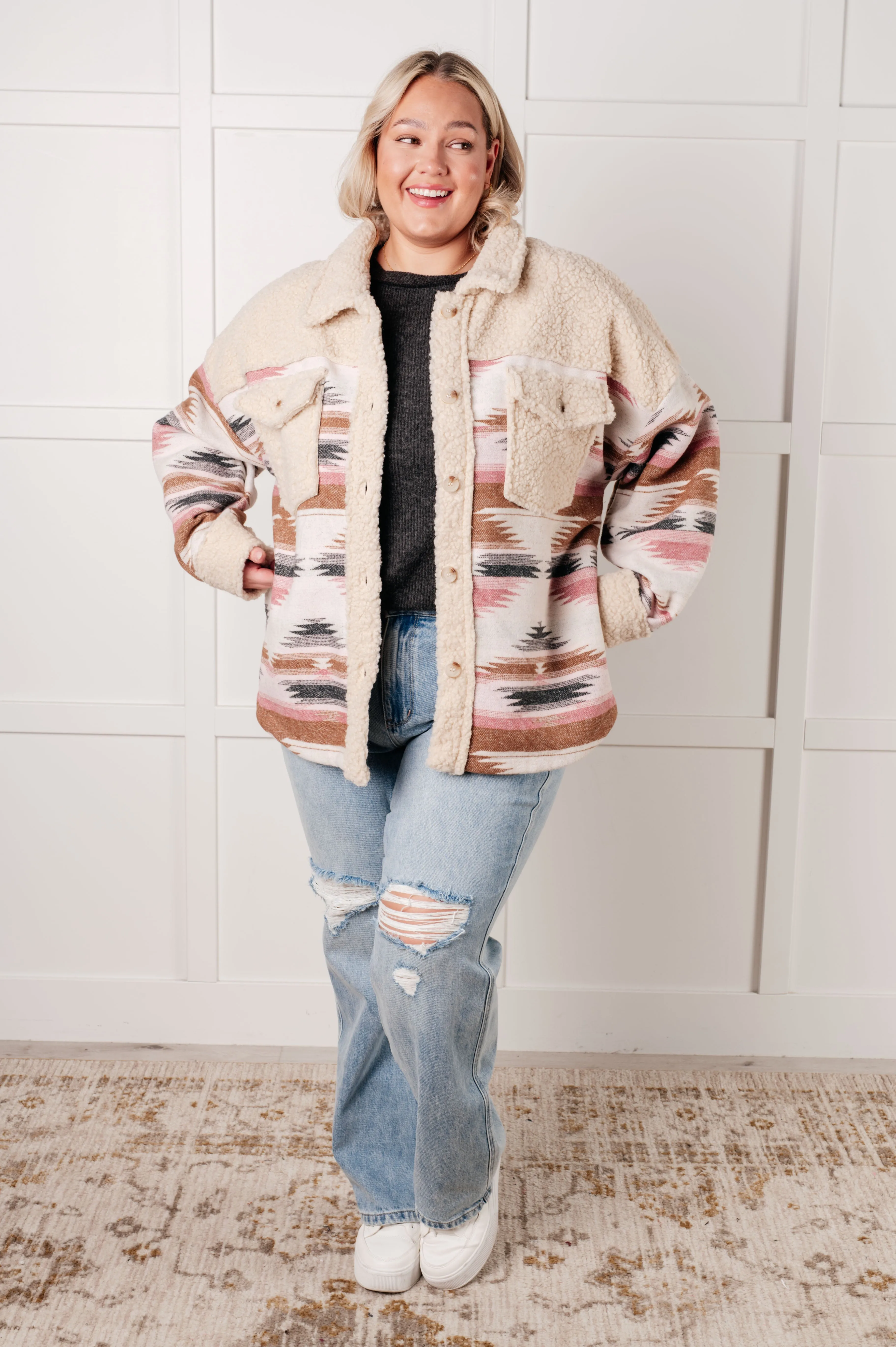 Hazel Blues® |  Sedona Sunset Shacket