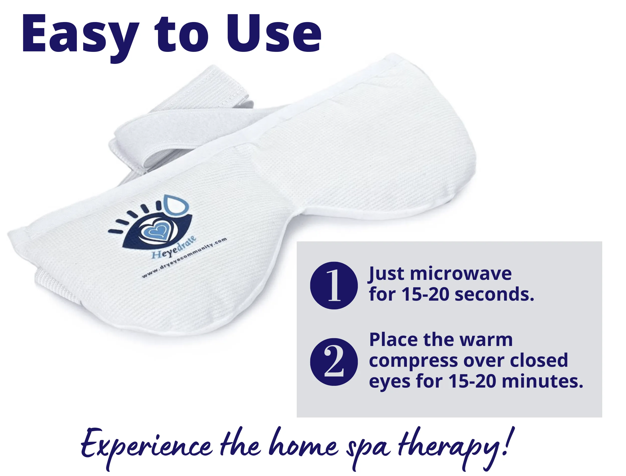 Heyedrate® Warm Compress Eye Mask