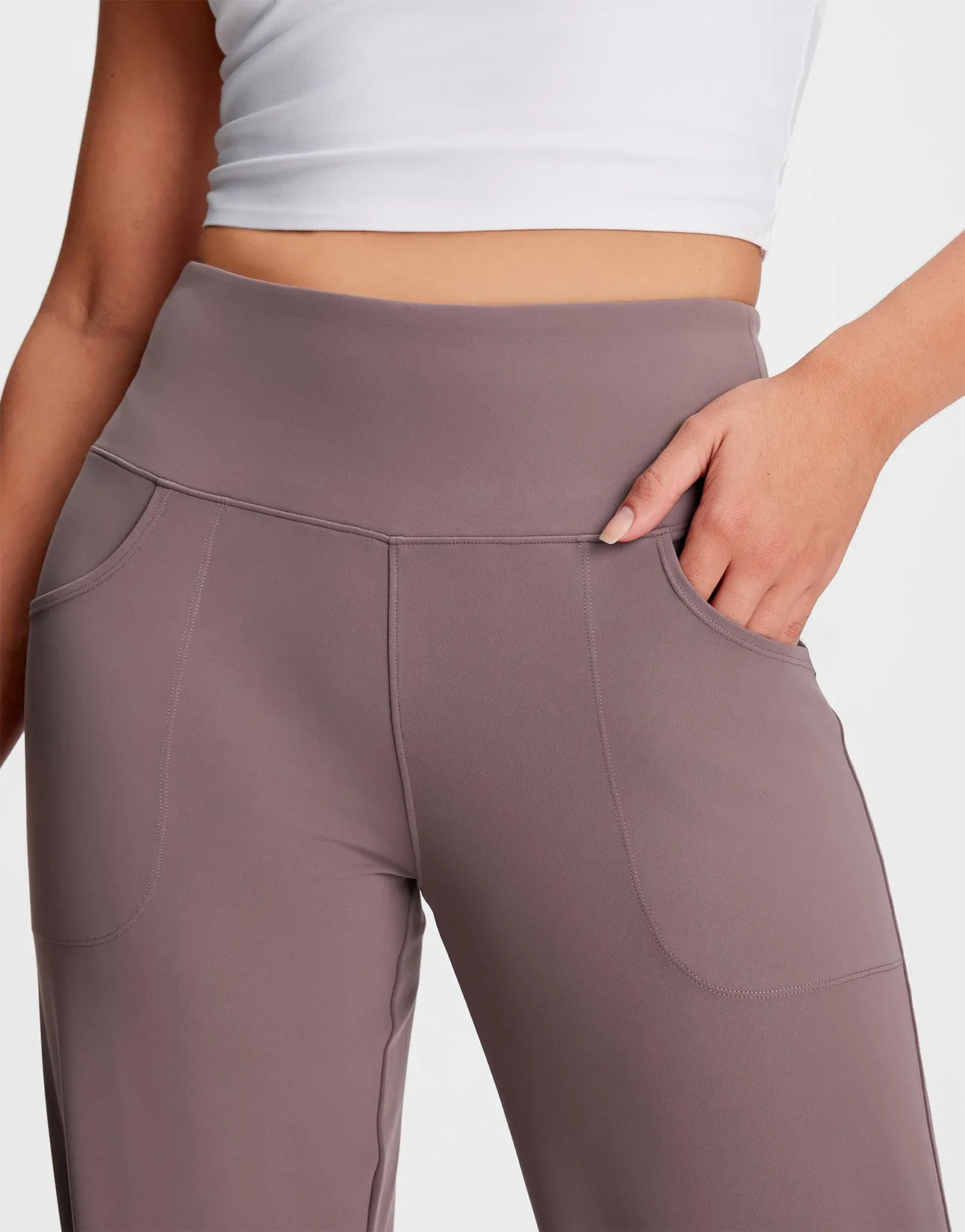 High Rise Wide Leg Pants