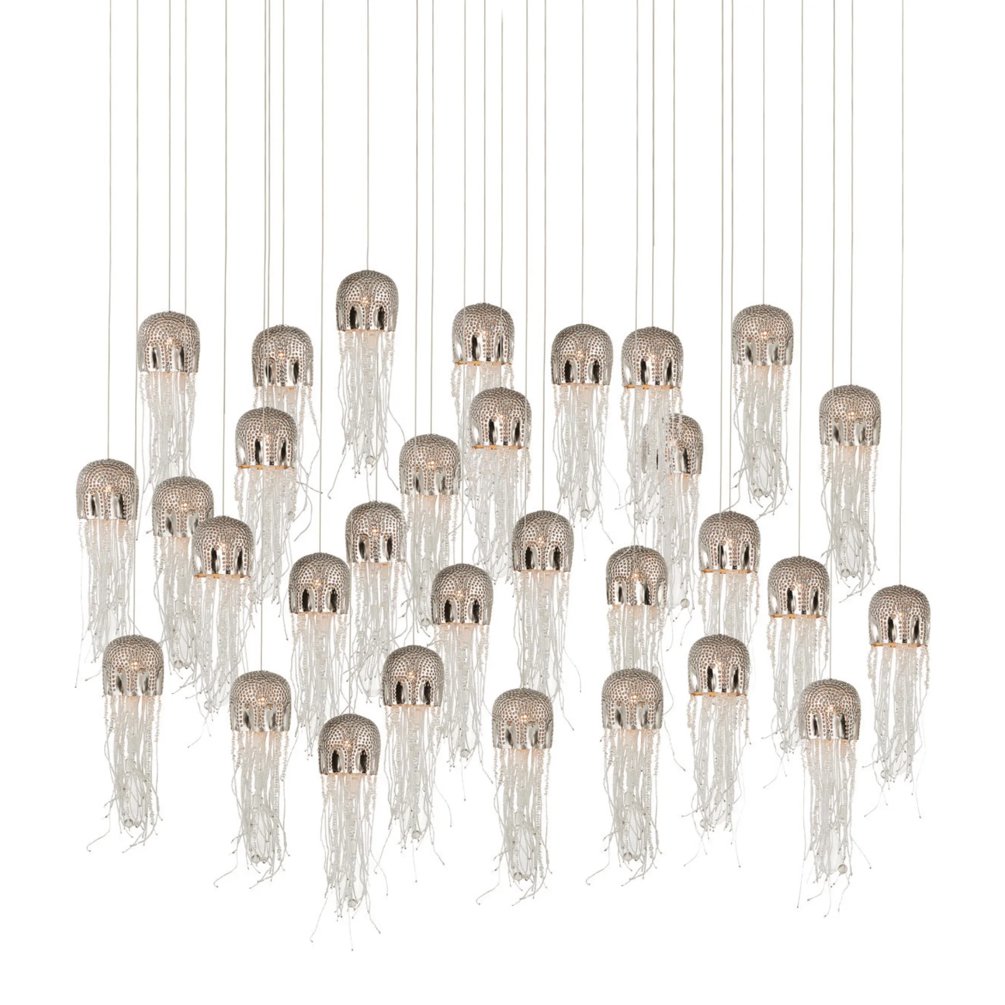 Jellyfish 30-Light Linear Multi-Drop Pendant