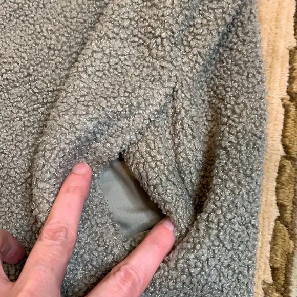 JOIE sage green snap button cardigan