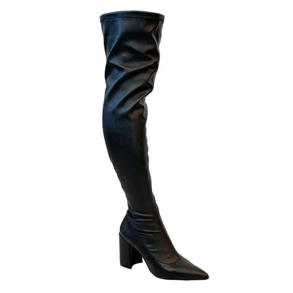 KATANA-2/21 Black Faux Leather
