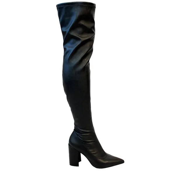 KATANA-2/21 Black Faux Leather