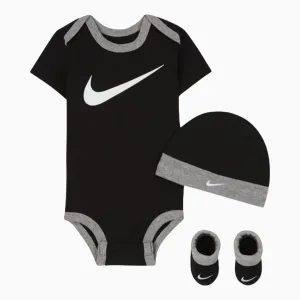 Kid's Swoosh Bodysuit Hat and Booties Outfit Infants