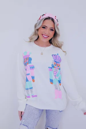 ***King Of Nutcrackers Sequin Sweater SAMPLE