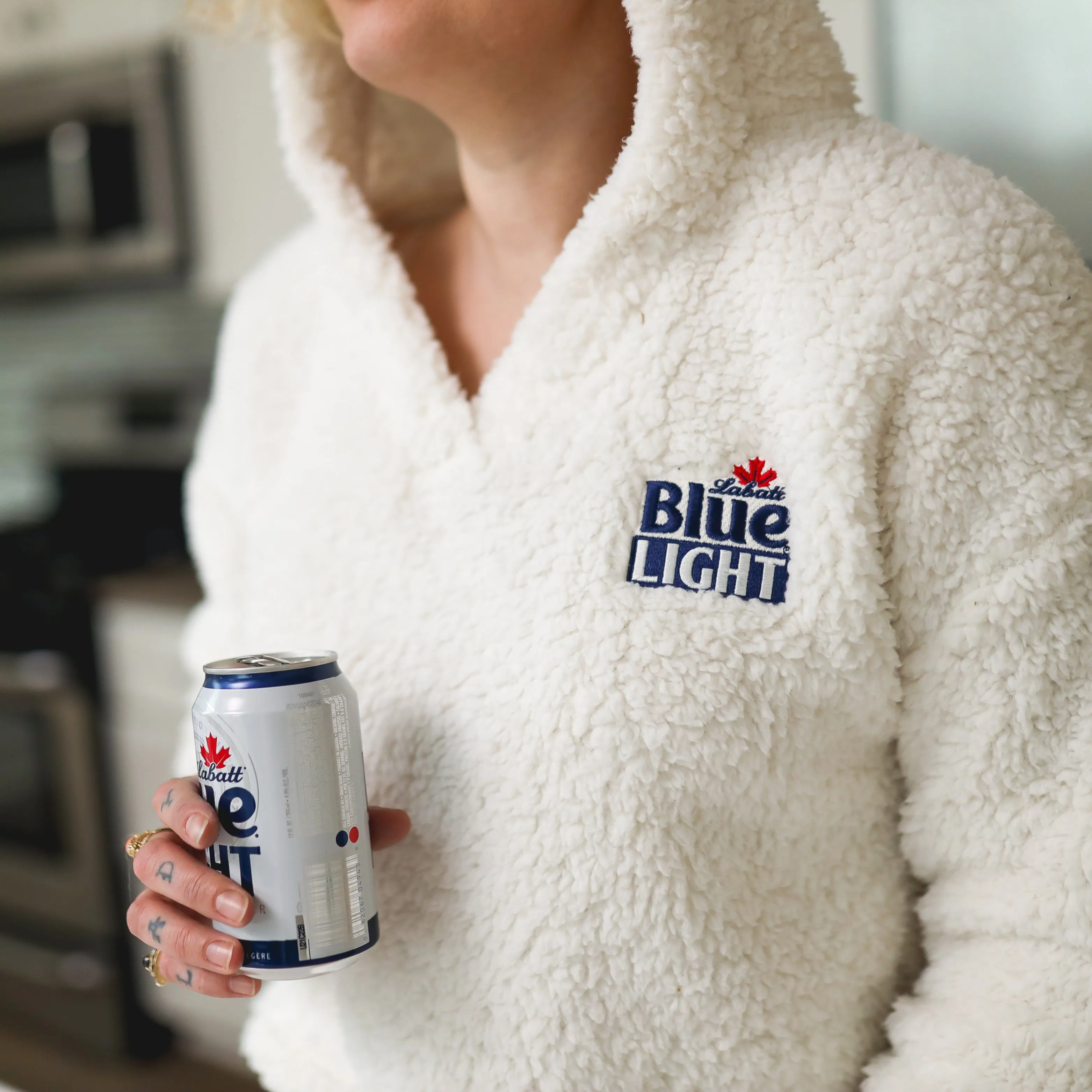 Labatt Blue Light Women's Fleece Hoodie