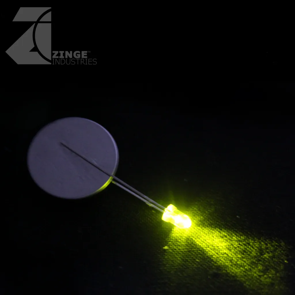 LEDs - Set of 10 - Yellow / Green - Solid - Constant Light