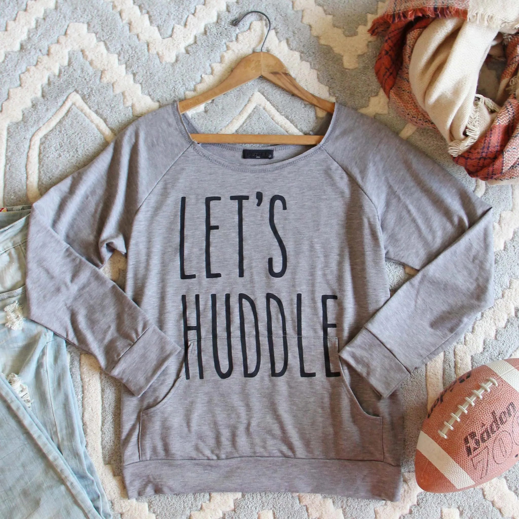 Let's Huddle Cozy Sweatshirt