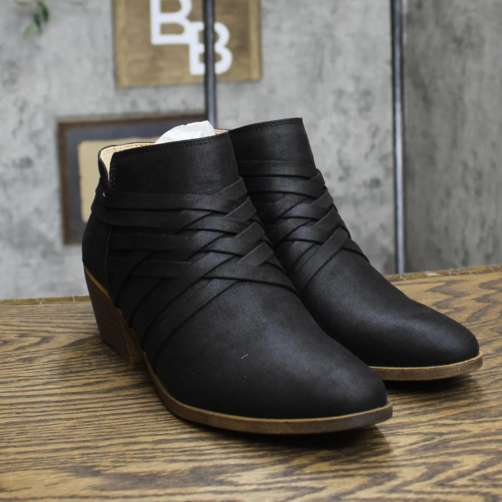 Lifestride Womens Prairie Black Booties G7442S1 Black 9.5M