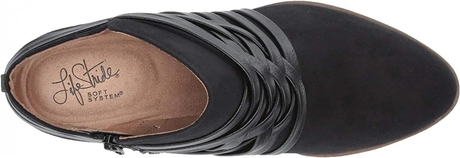 Lifestride Womens Prairie Black Booties G7442S1 Black 9.5M