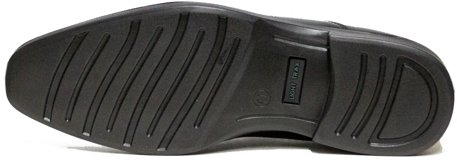 Light Trax Men's Black Dress Rubber Shoes 64102