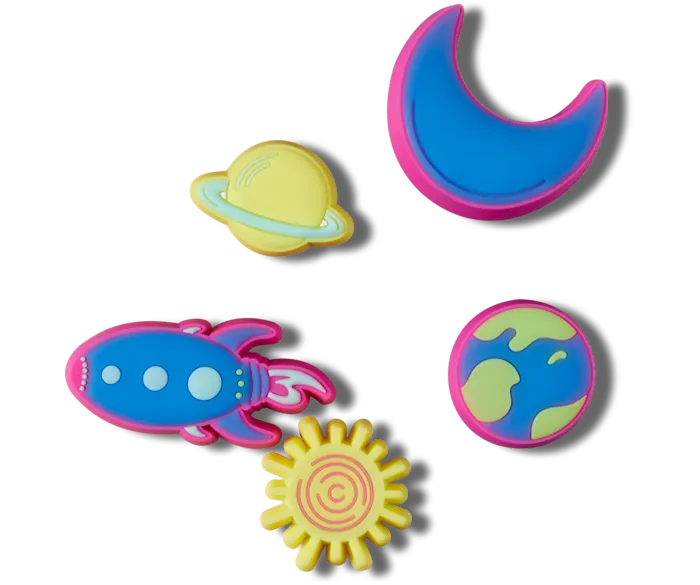 Light Up Neon Planets 5 Pack