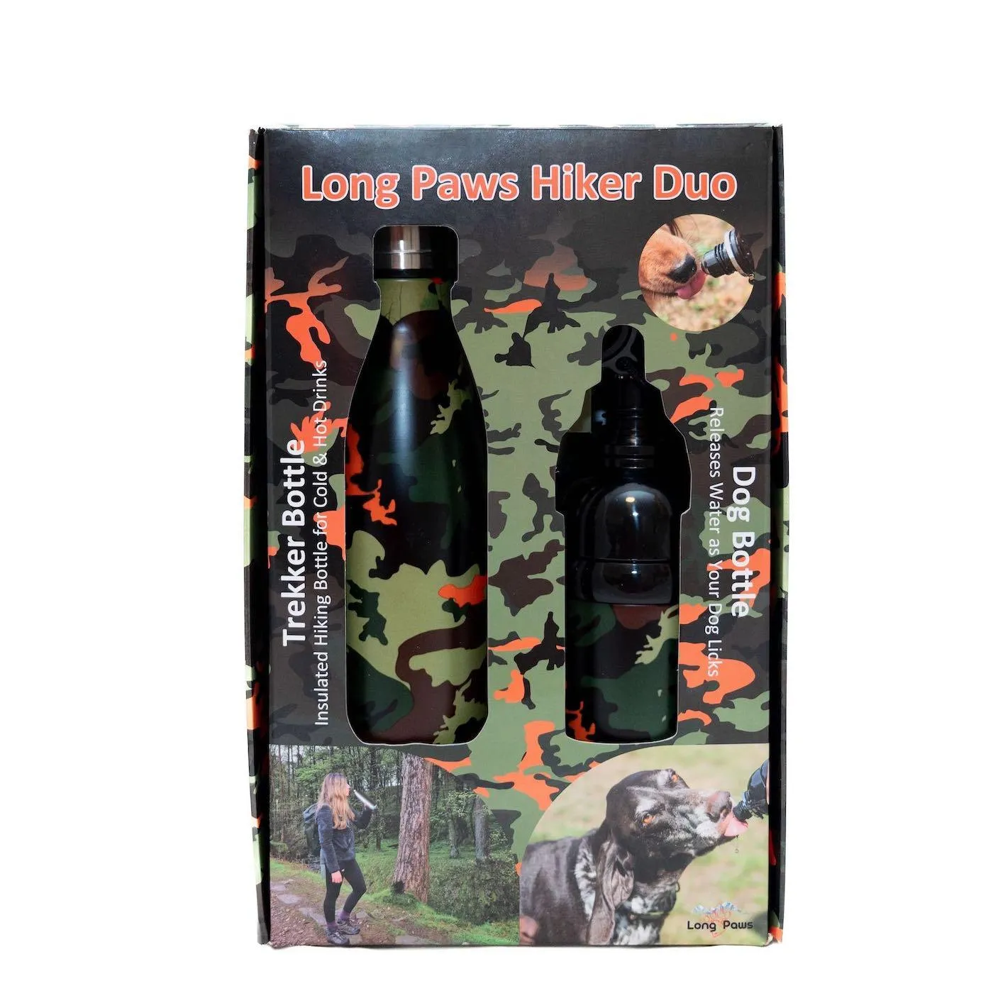 Long Paws - Human & Dog Walter Bottle Hiker Duo