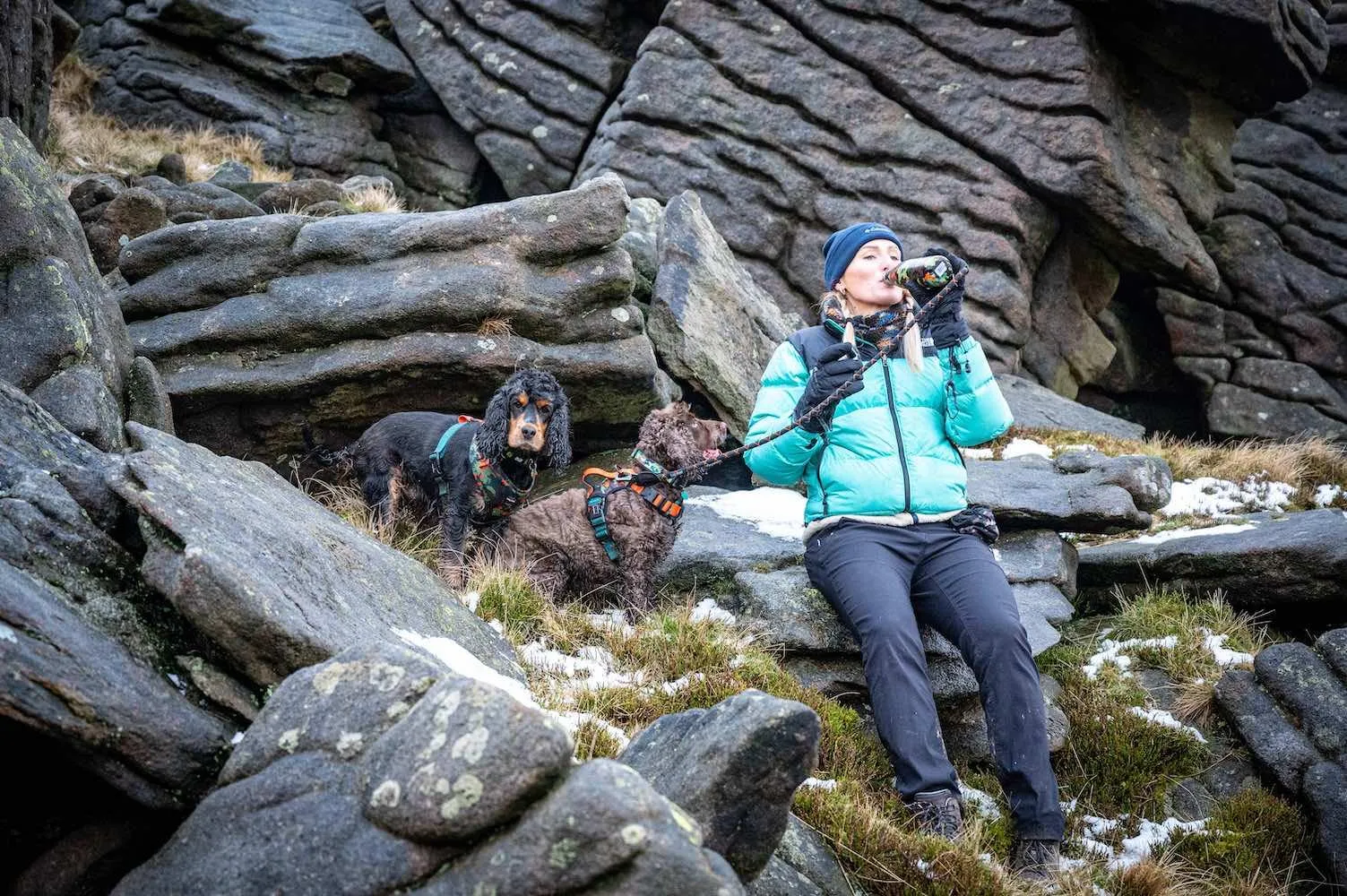 Long Paws - Human & Dog Walter Bottle Hiker Duo