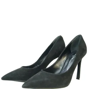 LOUIS VUITTON Rendez Vous Suede Leather Pumps Black US 6 - Last Call