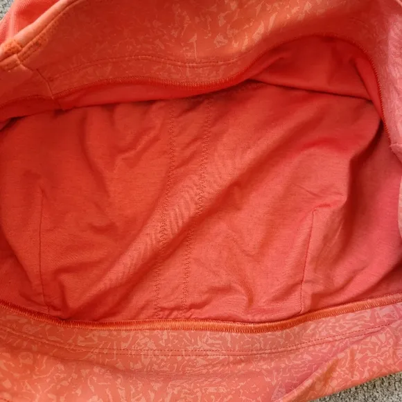 Lululemon Wunder Train Long-Line Bra Coral Razor Back Tang Top Style Size 14