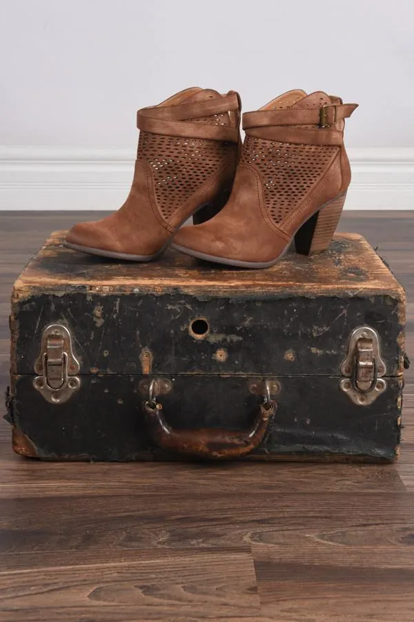 Macy Booties ~ Tan