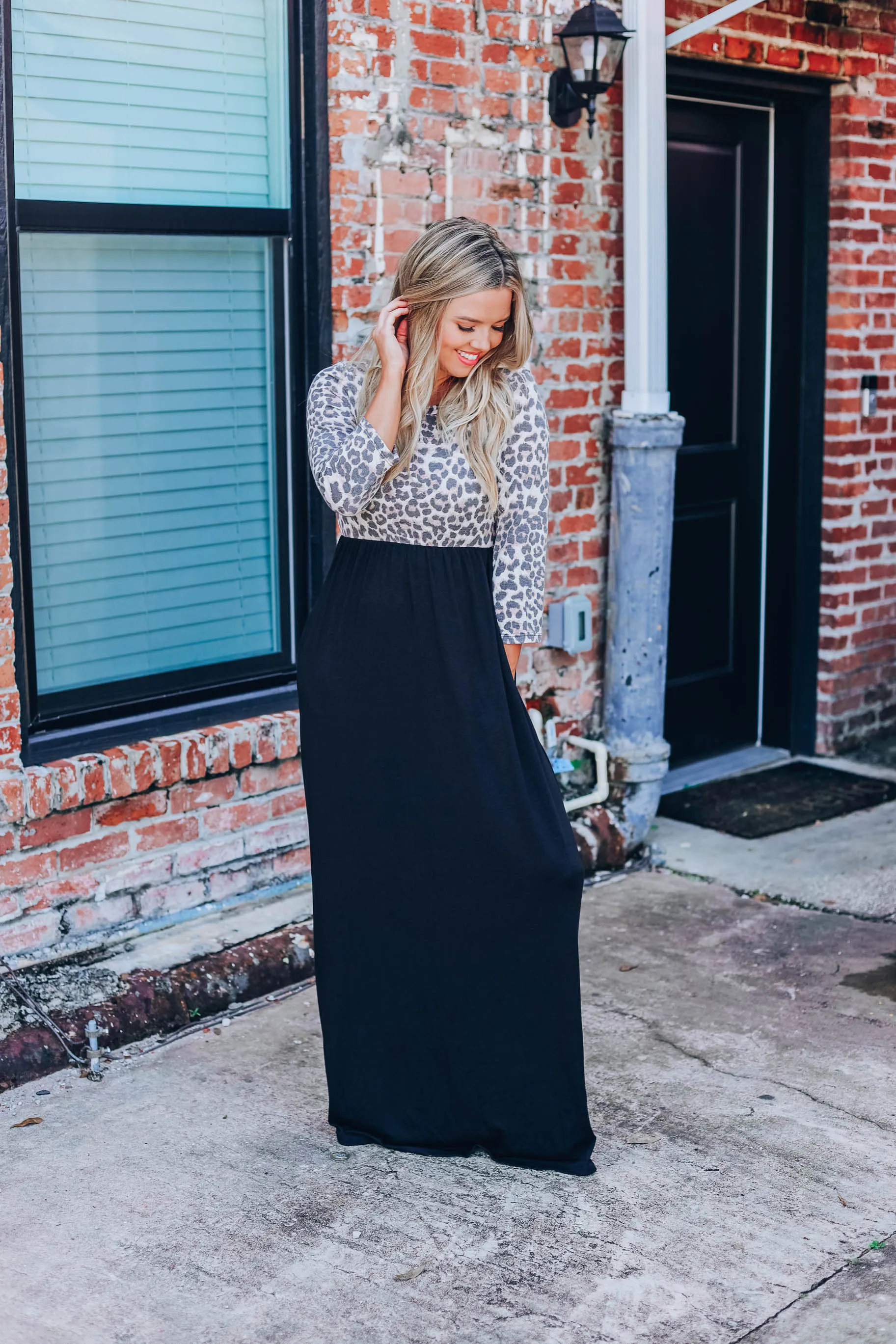 Madilyn Leopard Maxi Dress