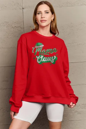 MAMA CLAUS Round Neck Sweatshirt