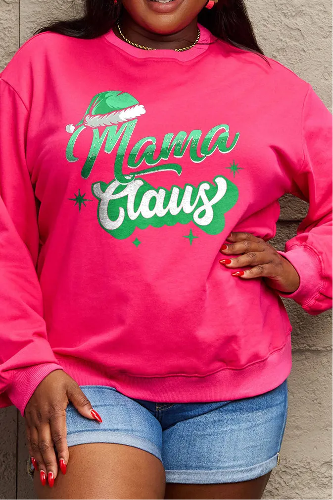 MAMA CLAUS Round Neck Sweatshirt