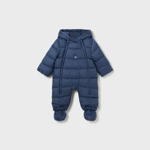 Mayoral 2607 Convertible Baby Snowsuit - Oceano