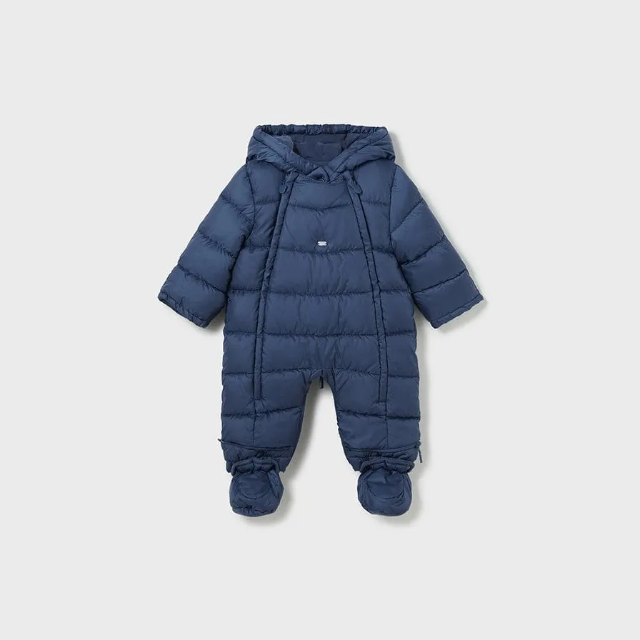 Mayoral 2607 Convertible Baby Snowsuit - Oceano