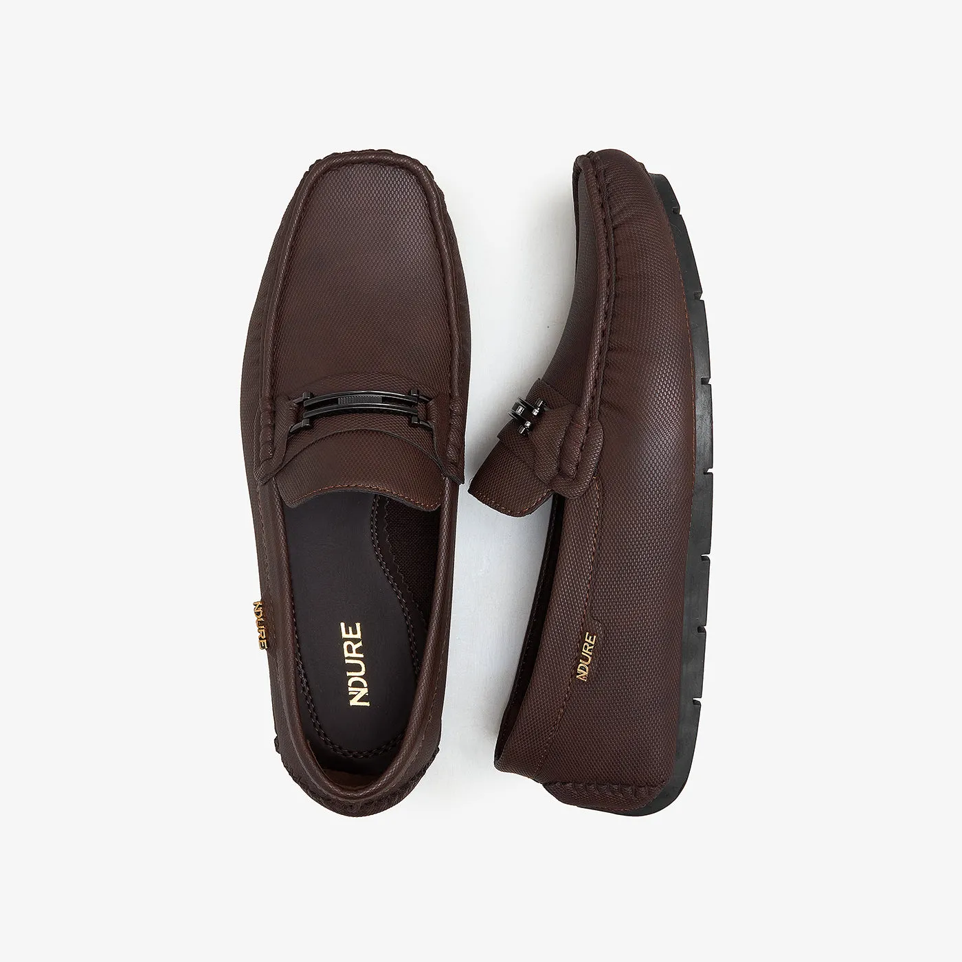 Men's Buckle Detail Loafers