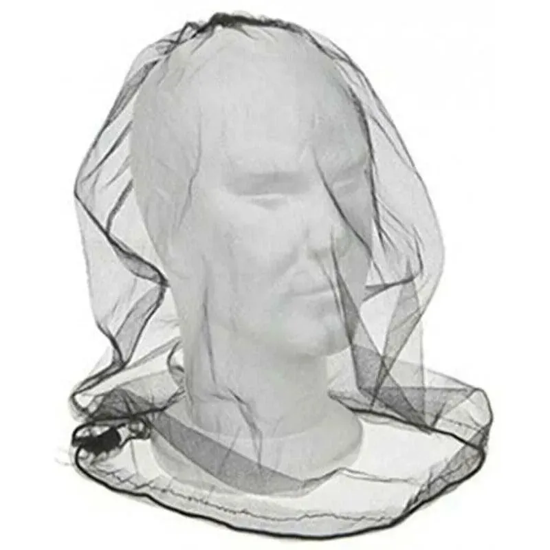 Midge Mosquito Mesh Head Net Hat Insect Fly Face Protector Camping Hiking Travel