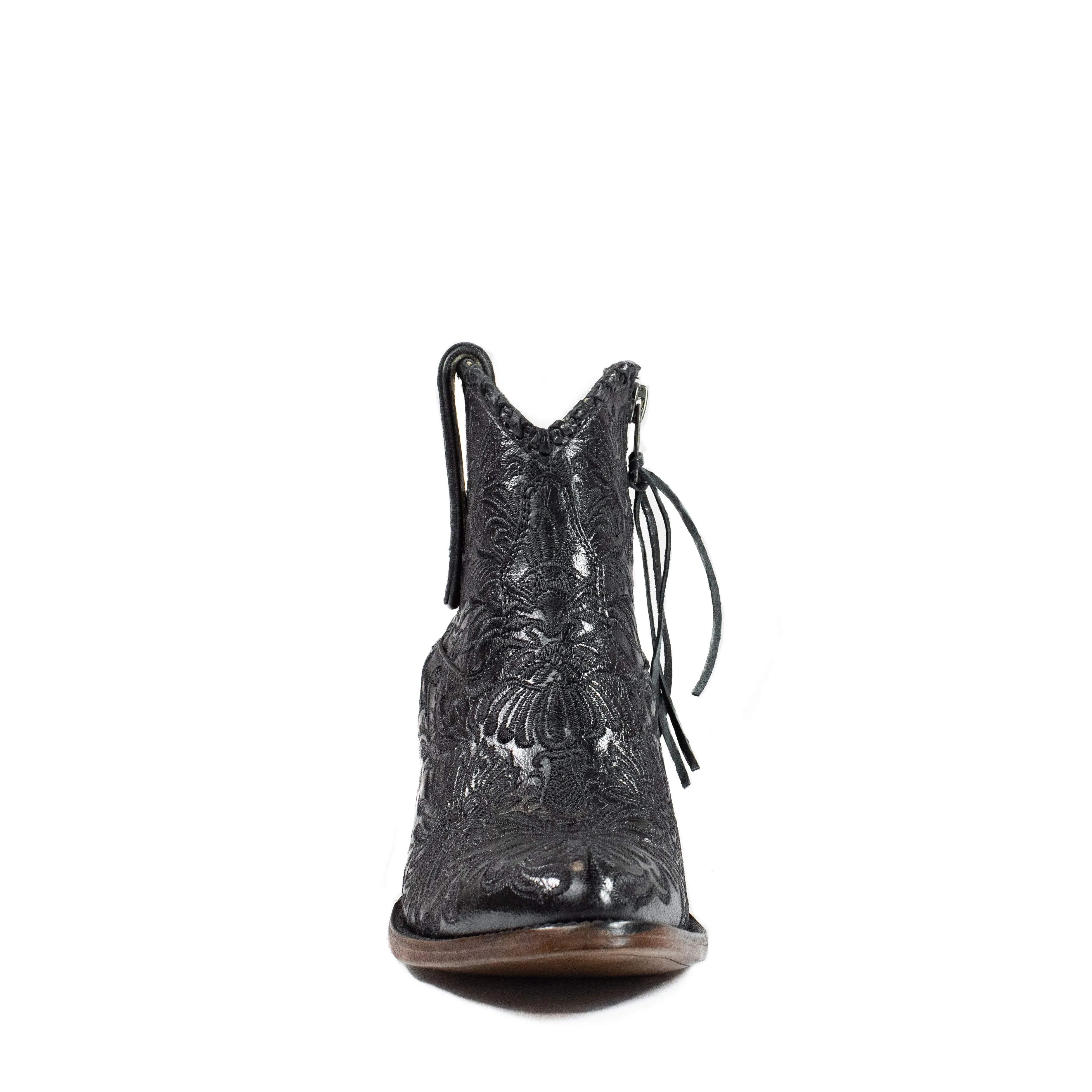 Mila - Almond Toe - Patent Black