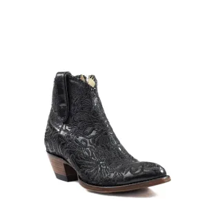 Mila - Almond Toe - Patent Black