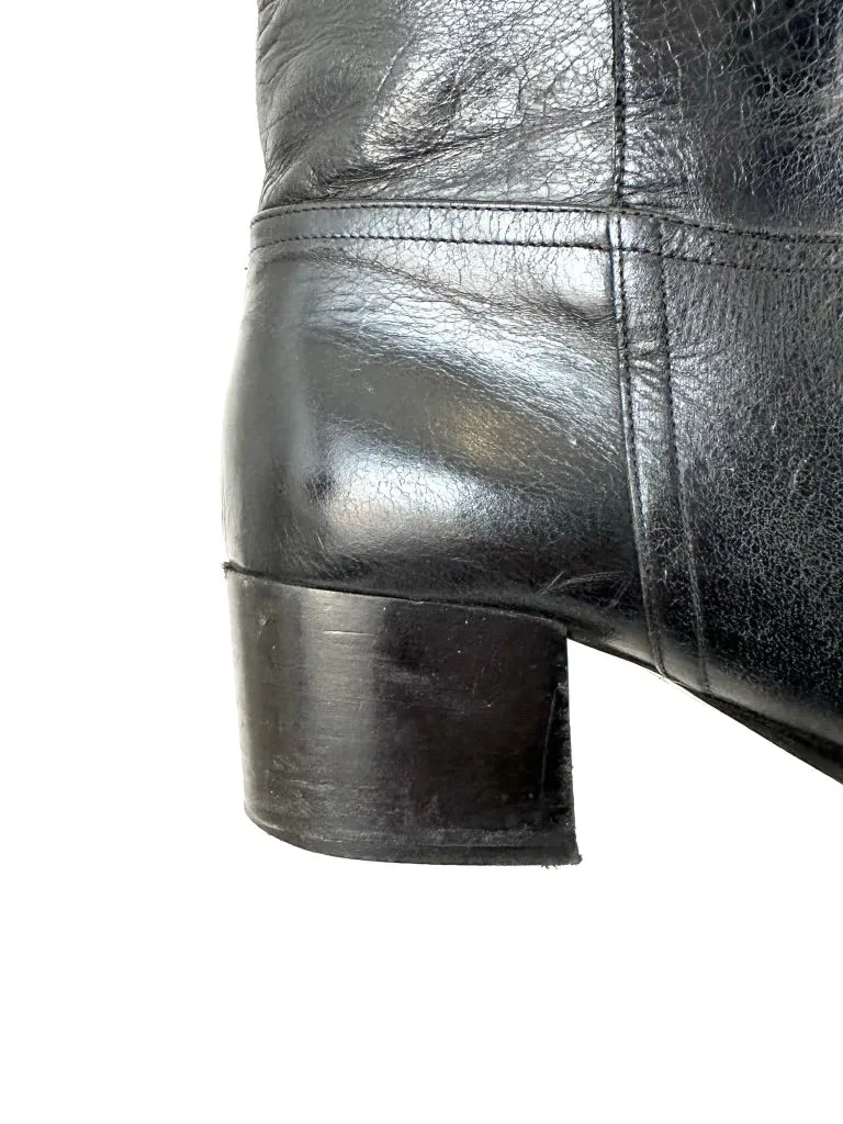 Miu Miu Leather Knee-High Boots