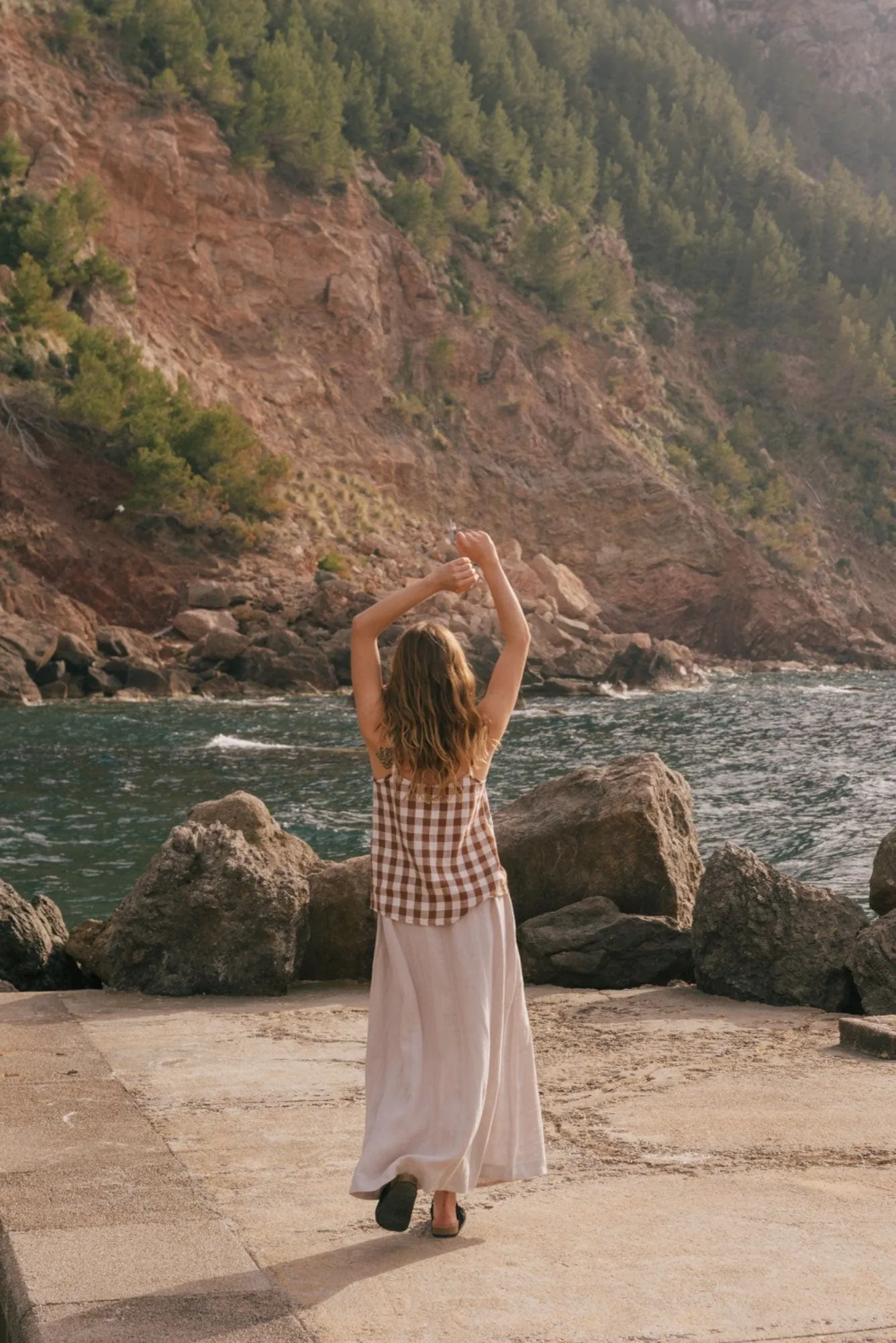 Mona Linen Long Skirt | Multiple Colours