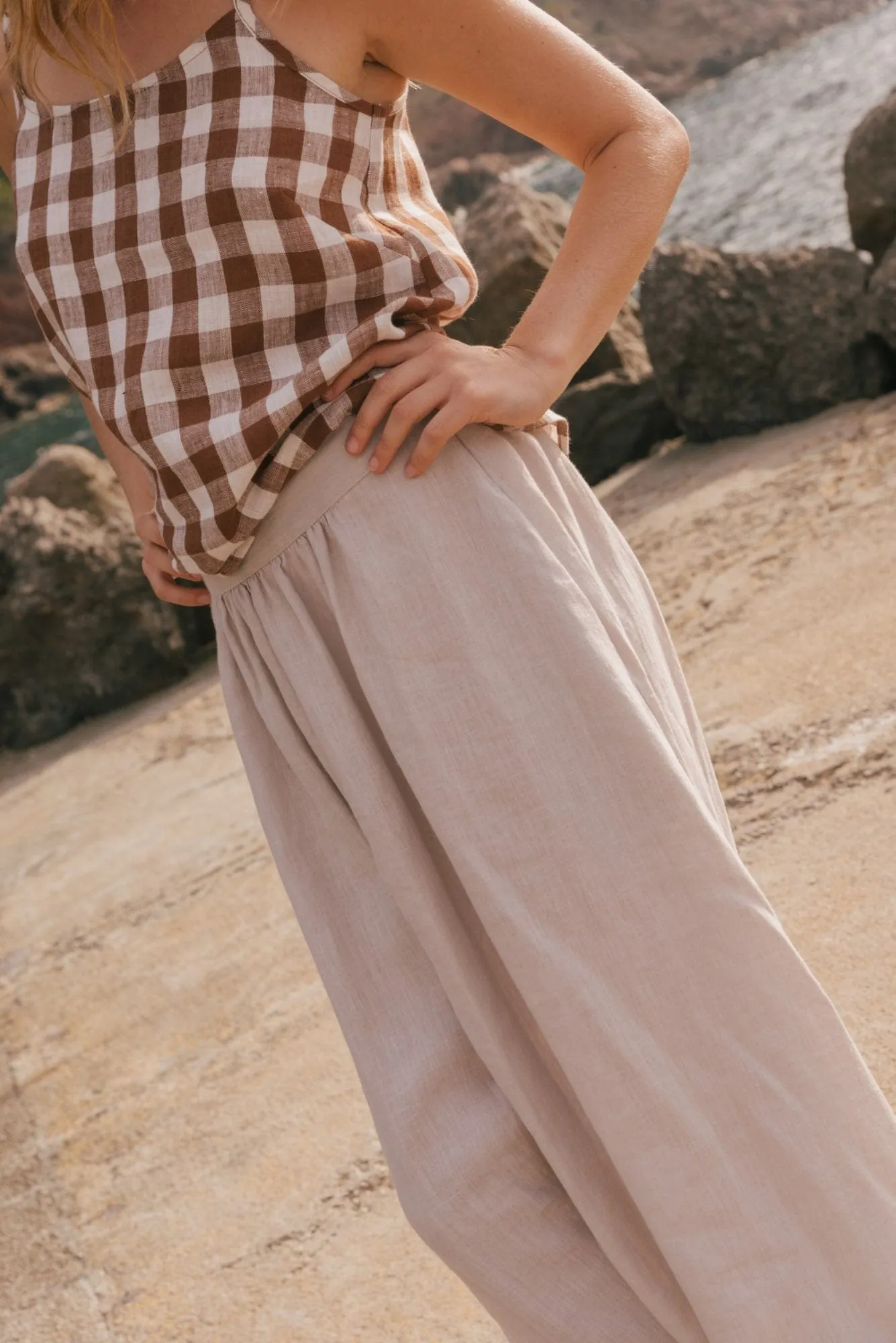 Mona Linen Long Skirt | Multiple Colours