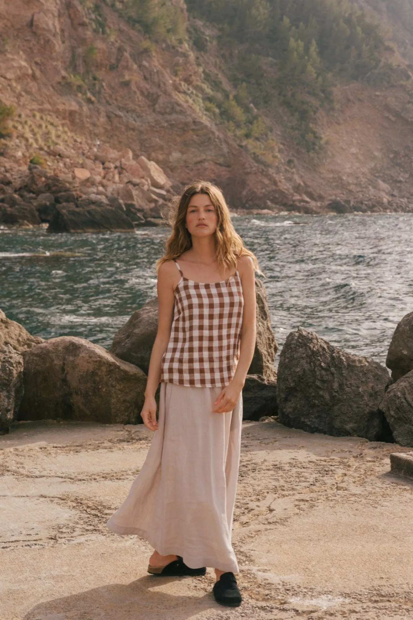 Mona Linen Long Skirt | Multiple Colours