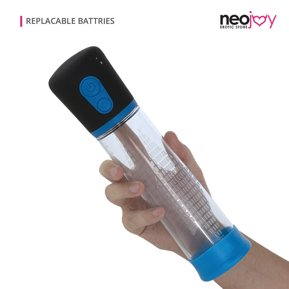 Neojoy Electric Male Penis Pump with Enhancer -  Silicone