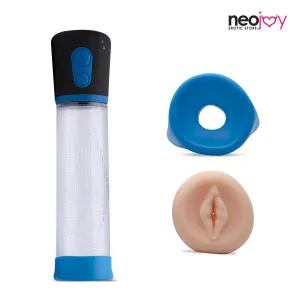 Neojoy Electric Male Penis Pump with Enhancer -  Silicone